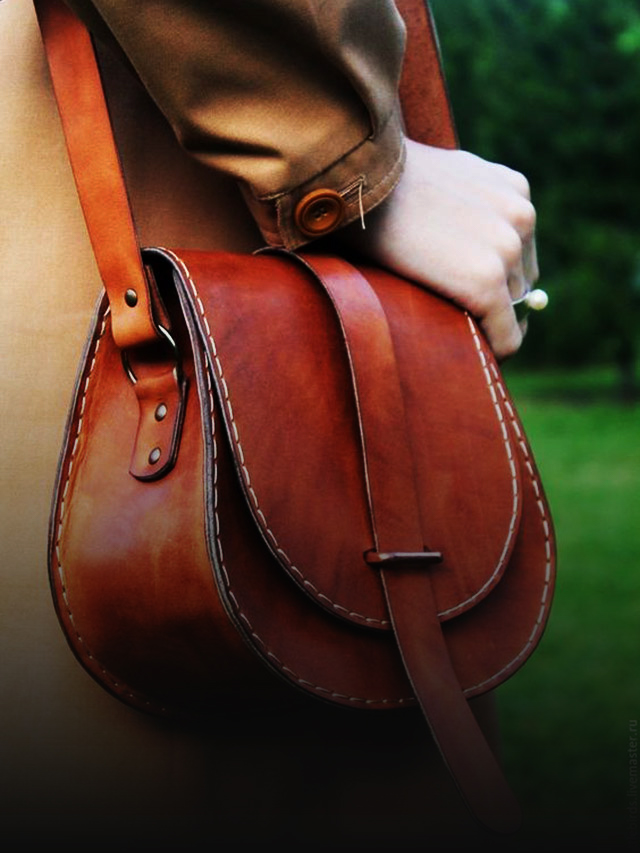 Leather handbag cover image